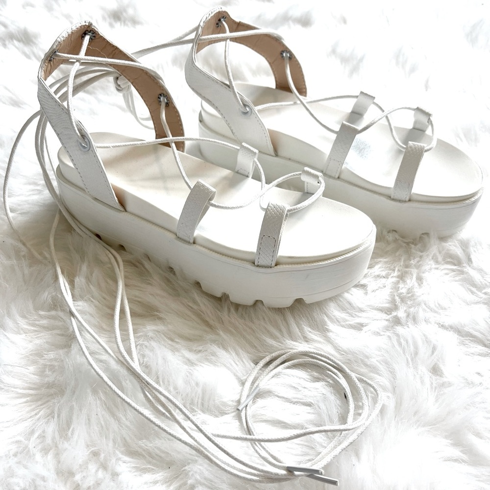 Brand new Gladiator Lace-up Platform sandals!